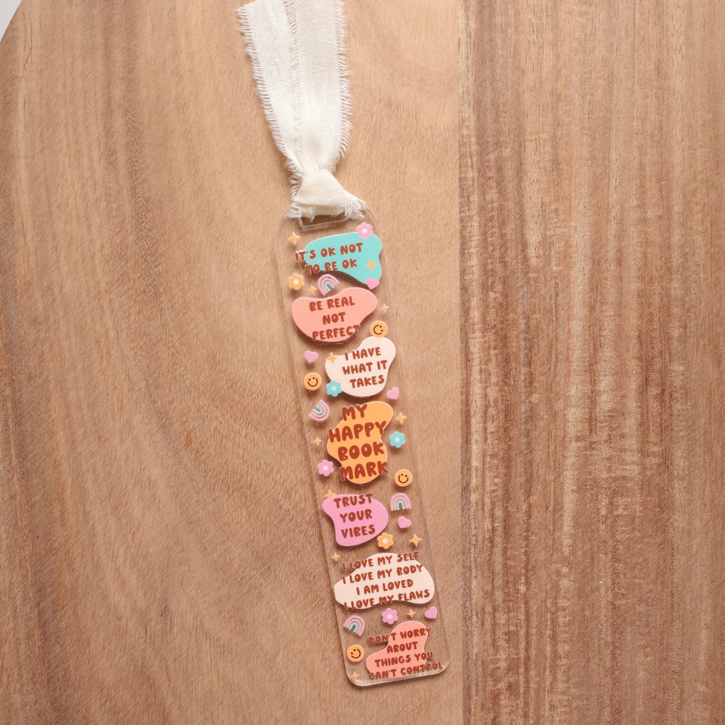 My Happy Bookmark | Acrylic Bookmark