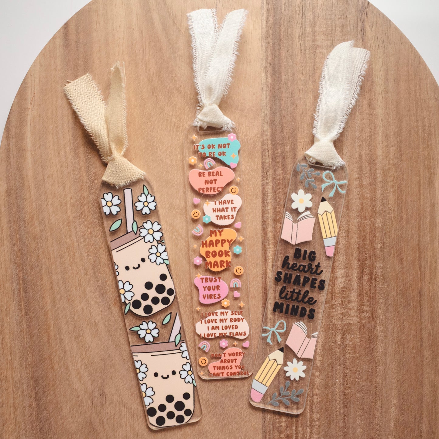 My Happy Bookmark | Acrylic Bookmark