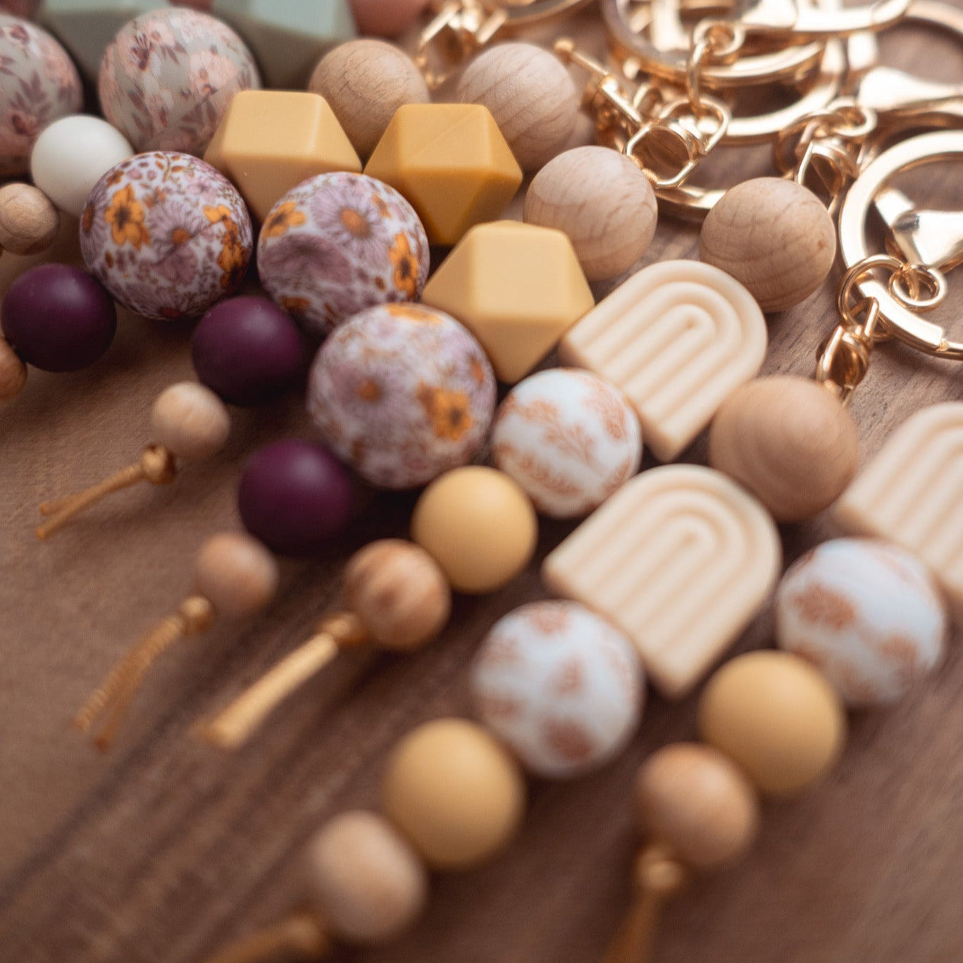 Boho Accent | Arch Beige | Keychain