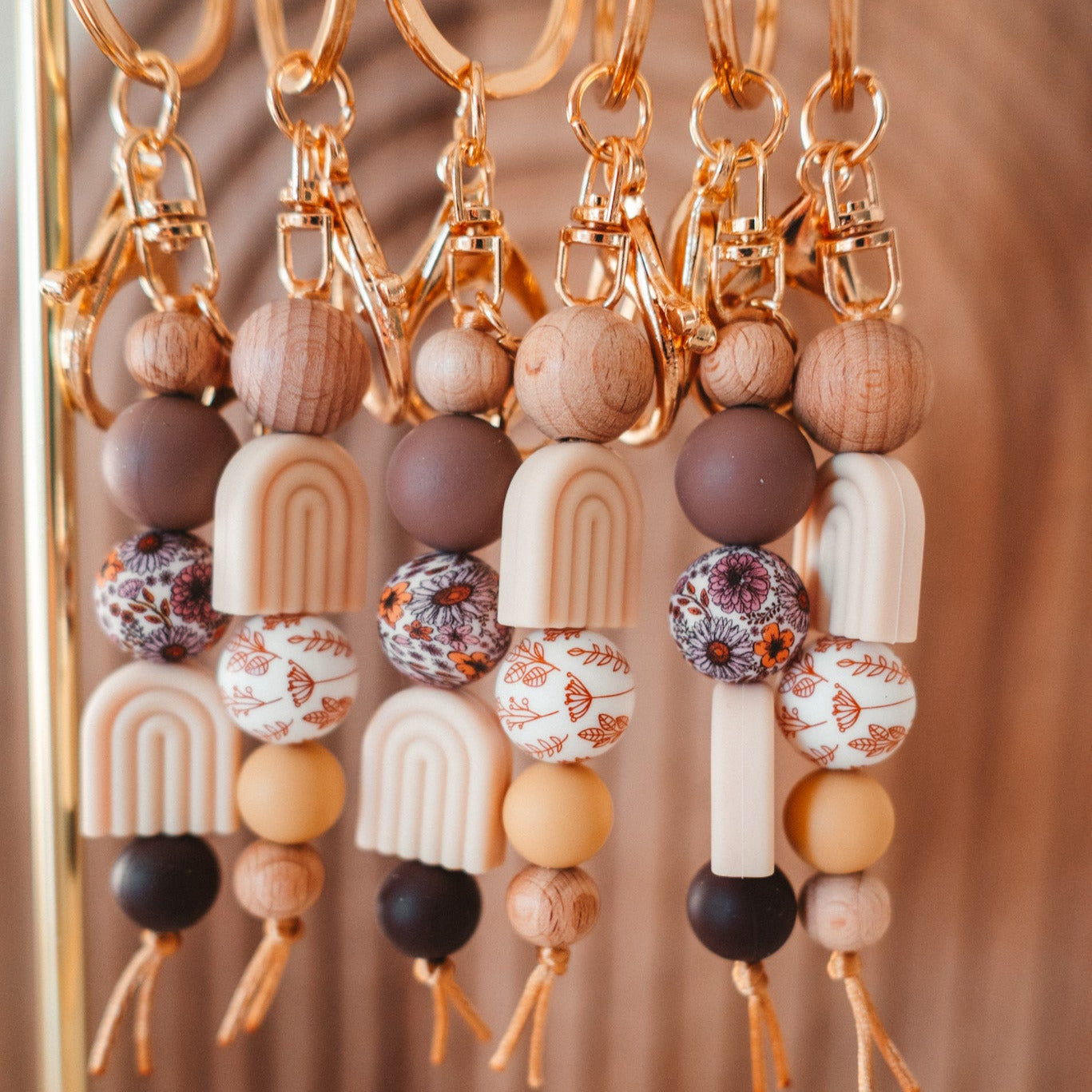 Speckled Arch| Gray Mustard | Keychain