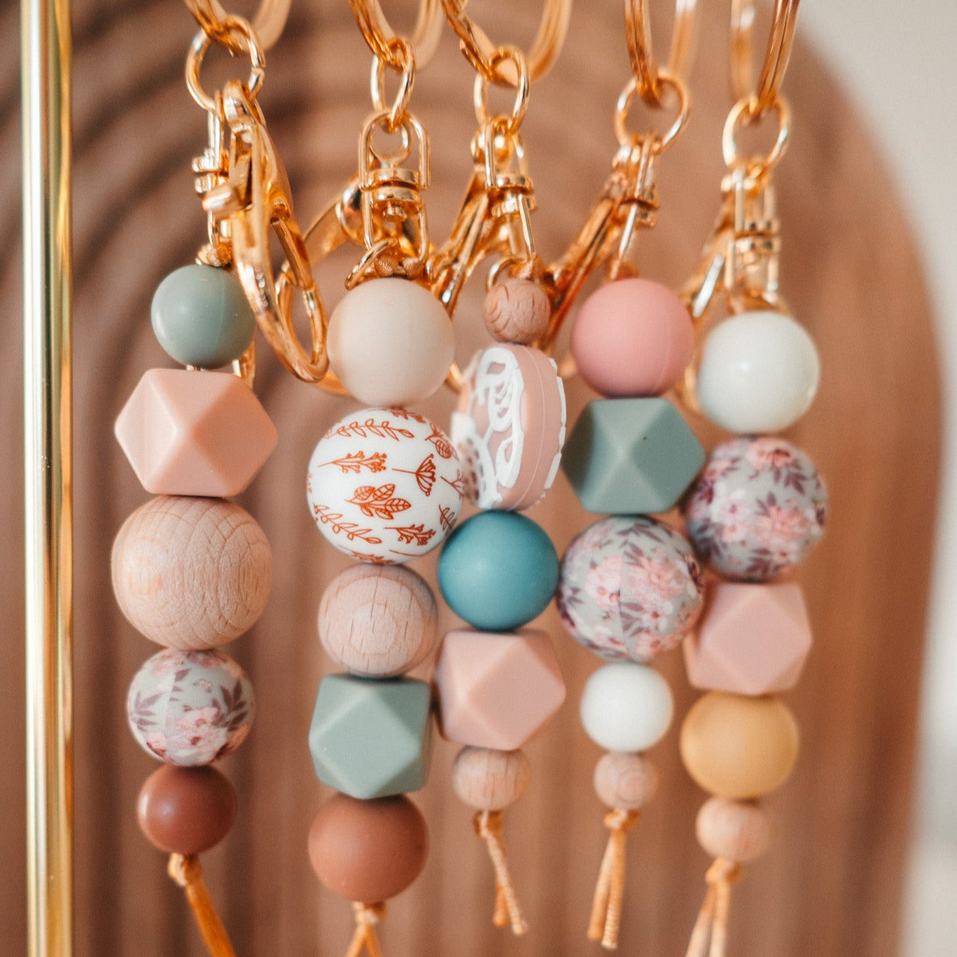 Speckled Arch| Gray Mustard | Keychain