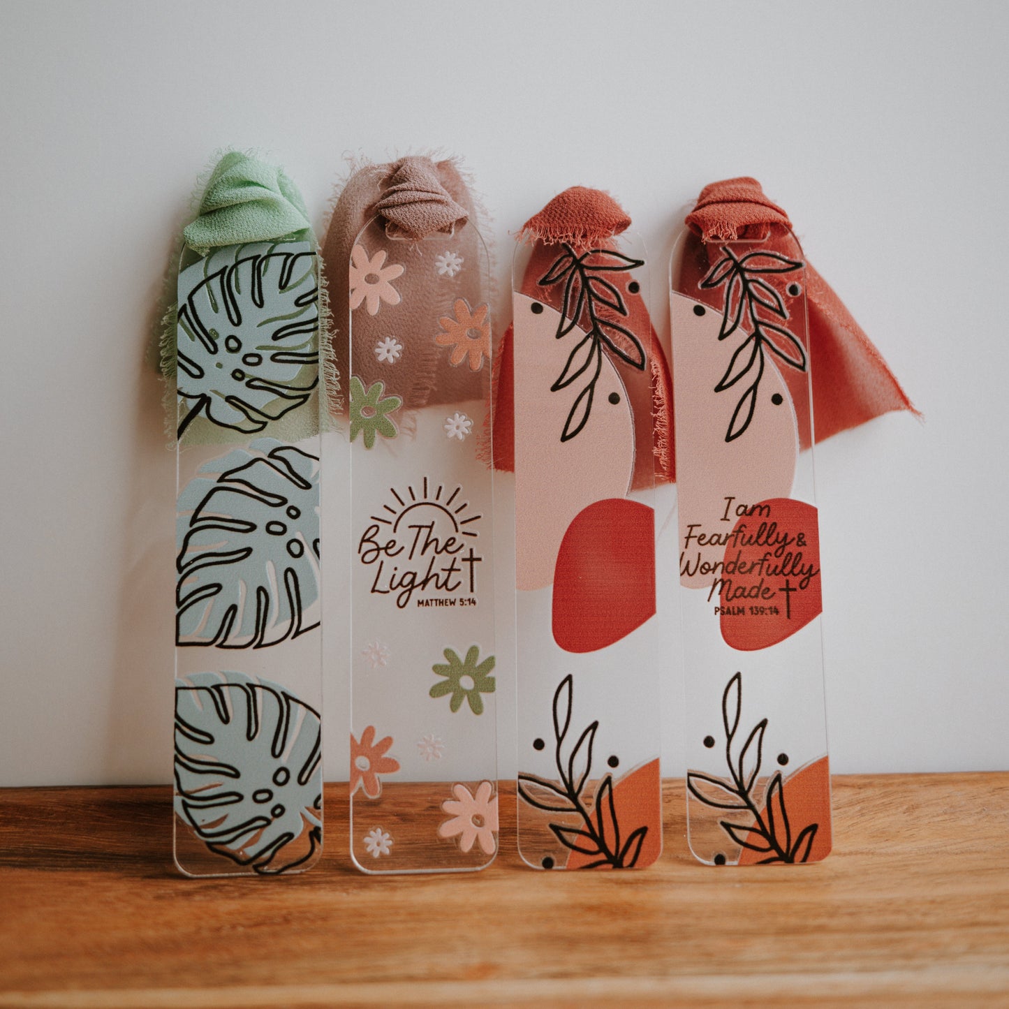 Boho Abstract (Psalm 139:14) | Acrylic Bookmark