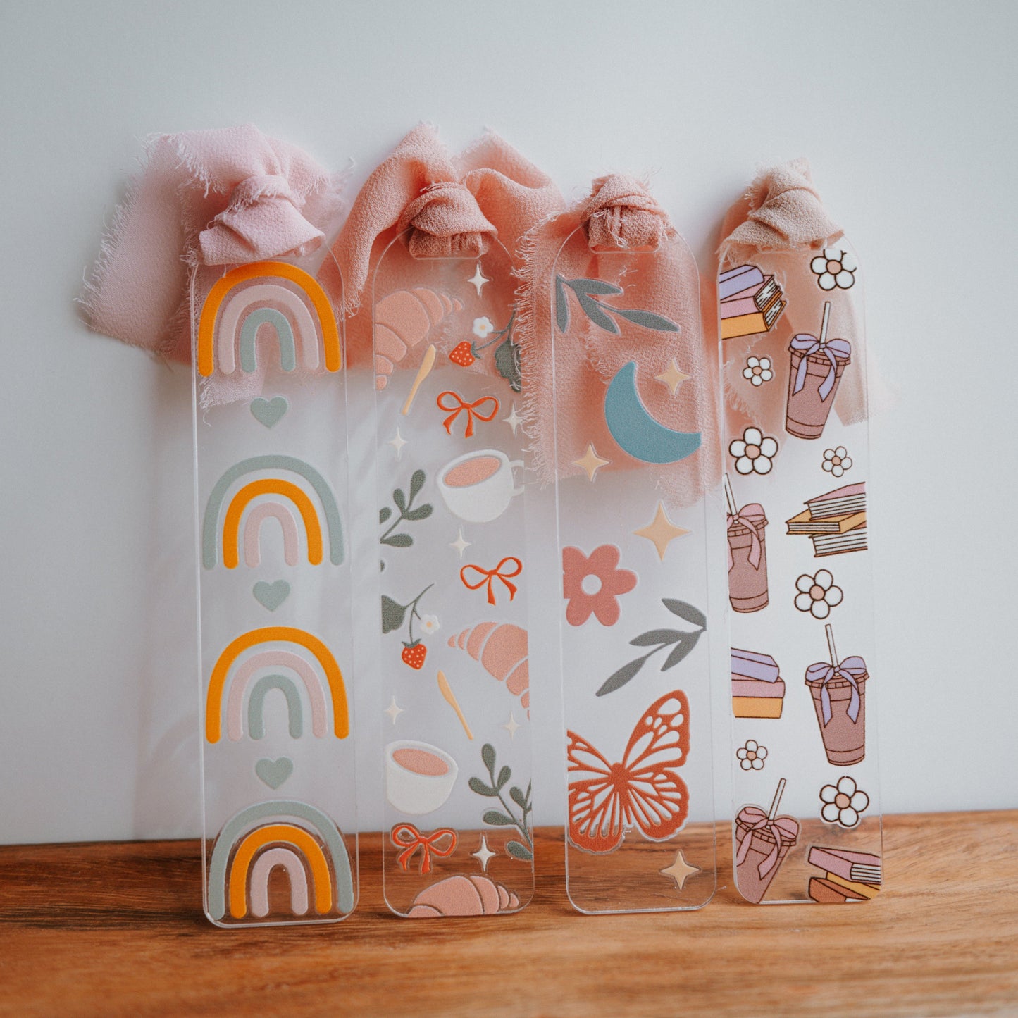 Coffee and Croissant | Acrylic Bookmark