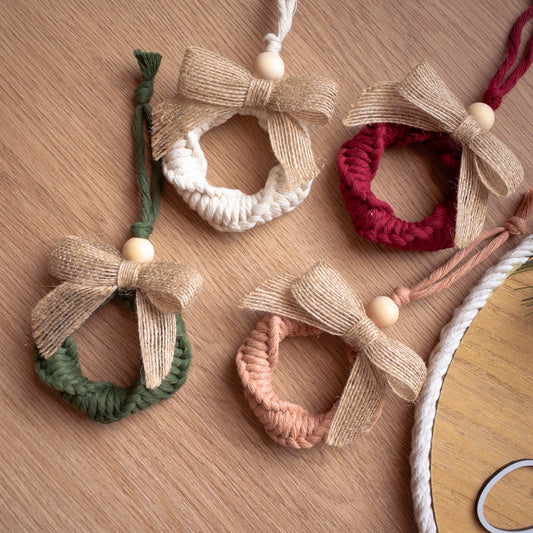 Handmade Macramé Ornament | Christmas Tree Decoration