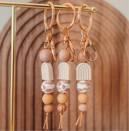 Boho Accent | Arch Beige | Keychain