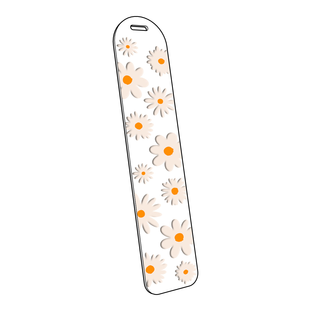 All White Daisies | Acrylic Bookmark