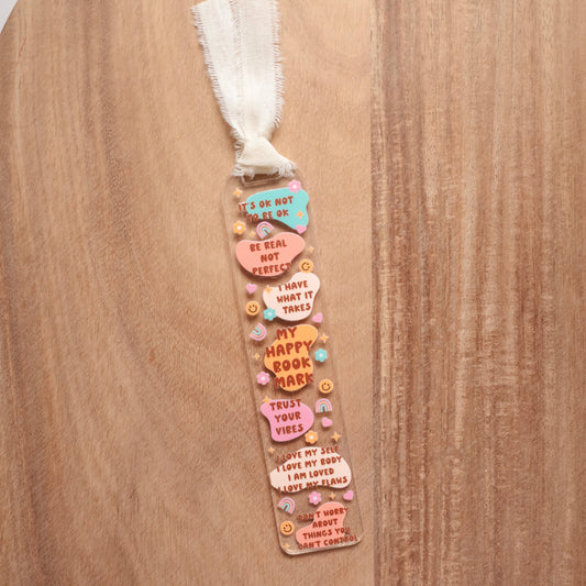 My Happy Bookmark | Acrylic Bookmark