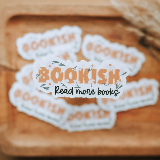 Bookish...read more books | Sticker