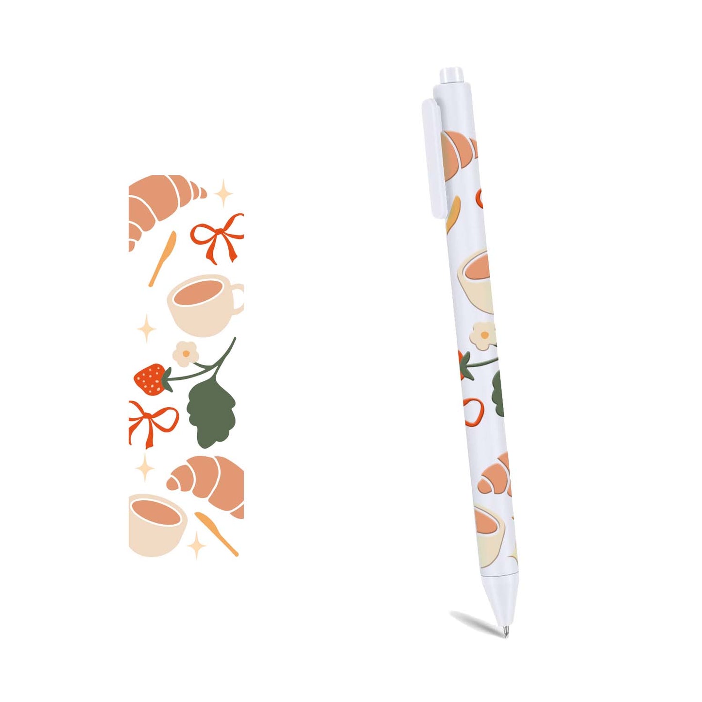 Coffee and Crossaint | Pen