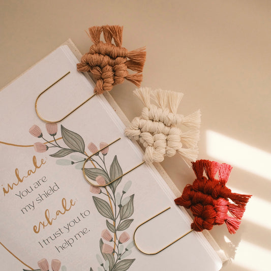 Macramé Bookmarks | Valentine's Edition