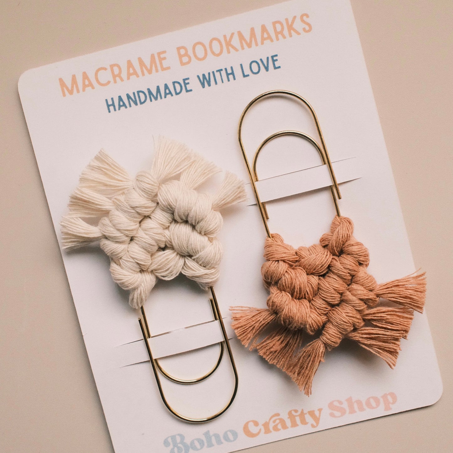 Macramé Bookmarks | Valentine's Edition