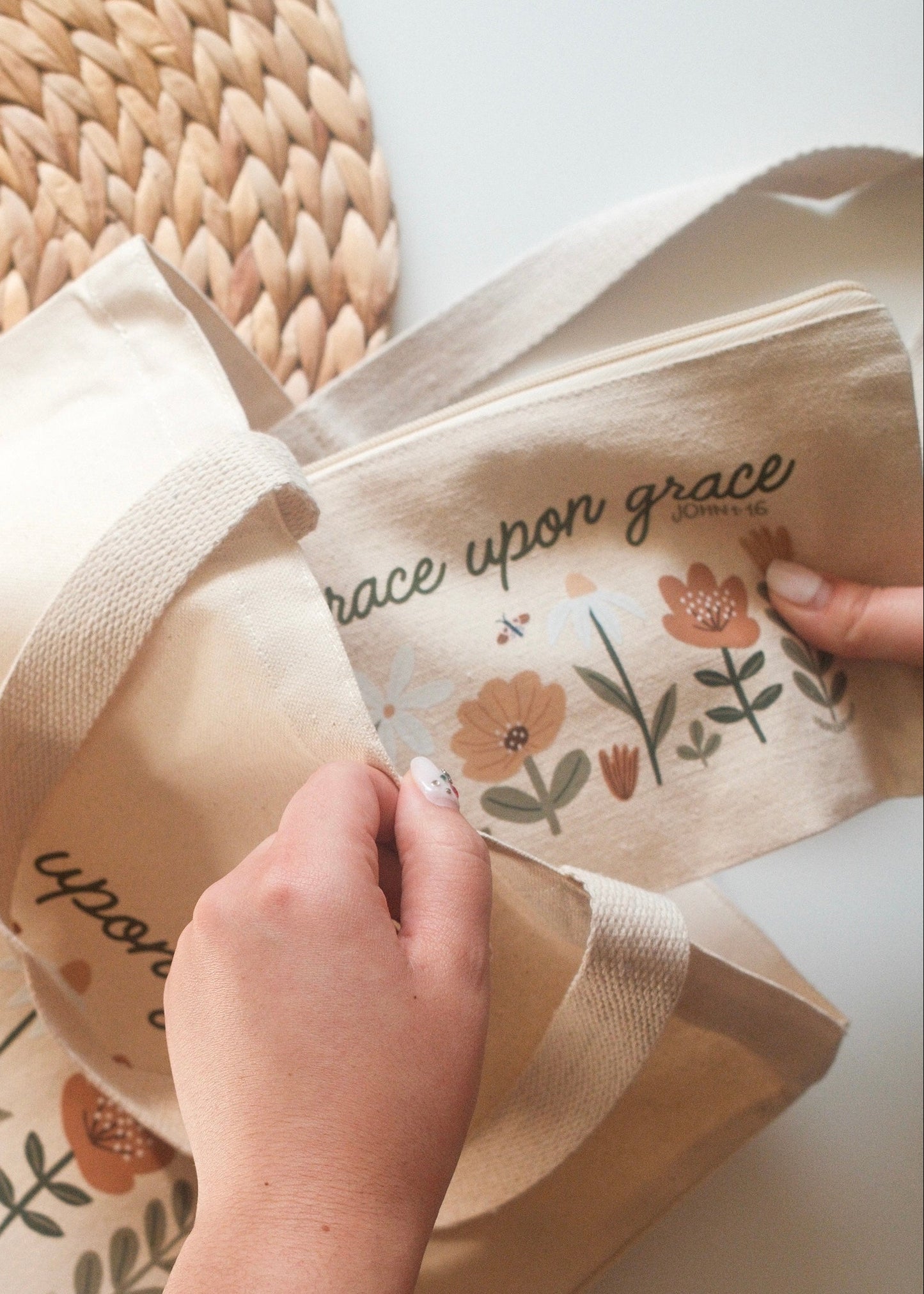 Grace Upon Grace | Pouch Bag