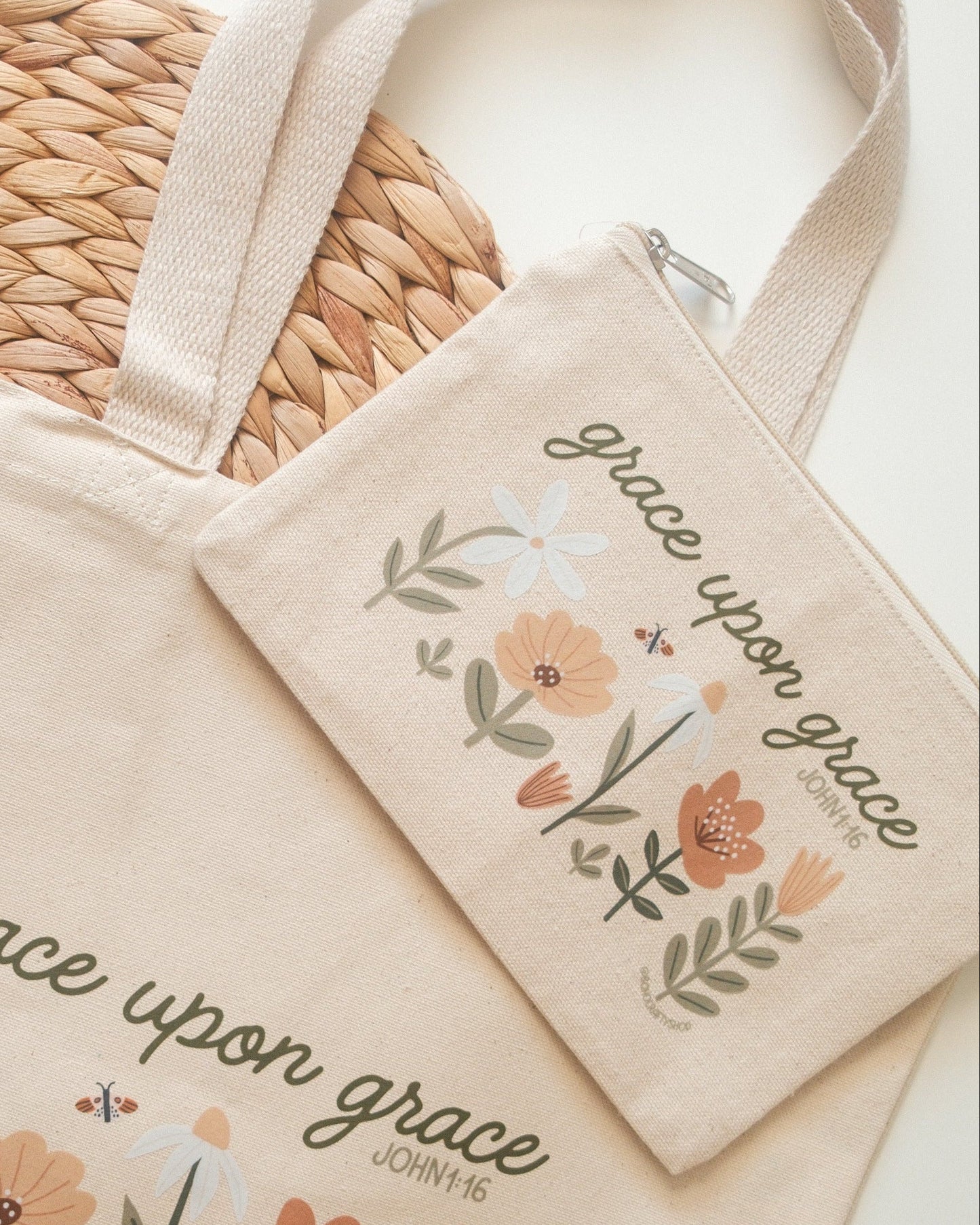 Grace Upon Grace | Pouch Bag
