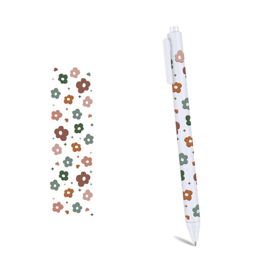 Earthy Color Flowers | Pen