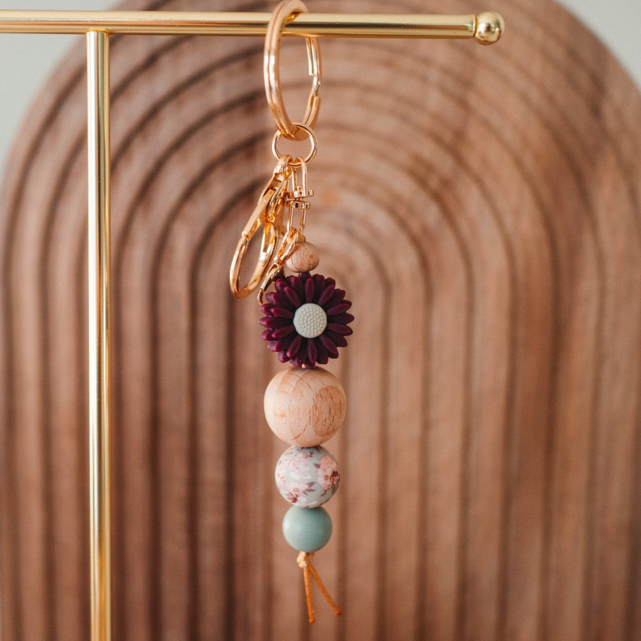 Mulberry Daisy | Keychain