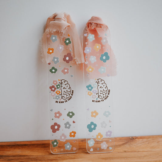 Be Kind to Your Mind (Pastel Color) | Acrylic Bookmark