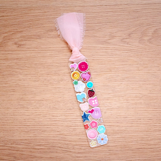 Cute Little Buttons | Acrylic Bookmark | NEW