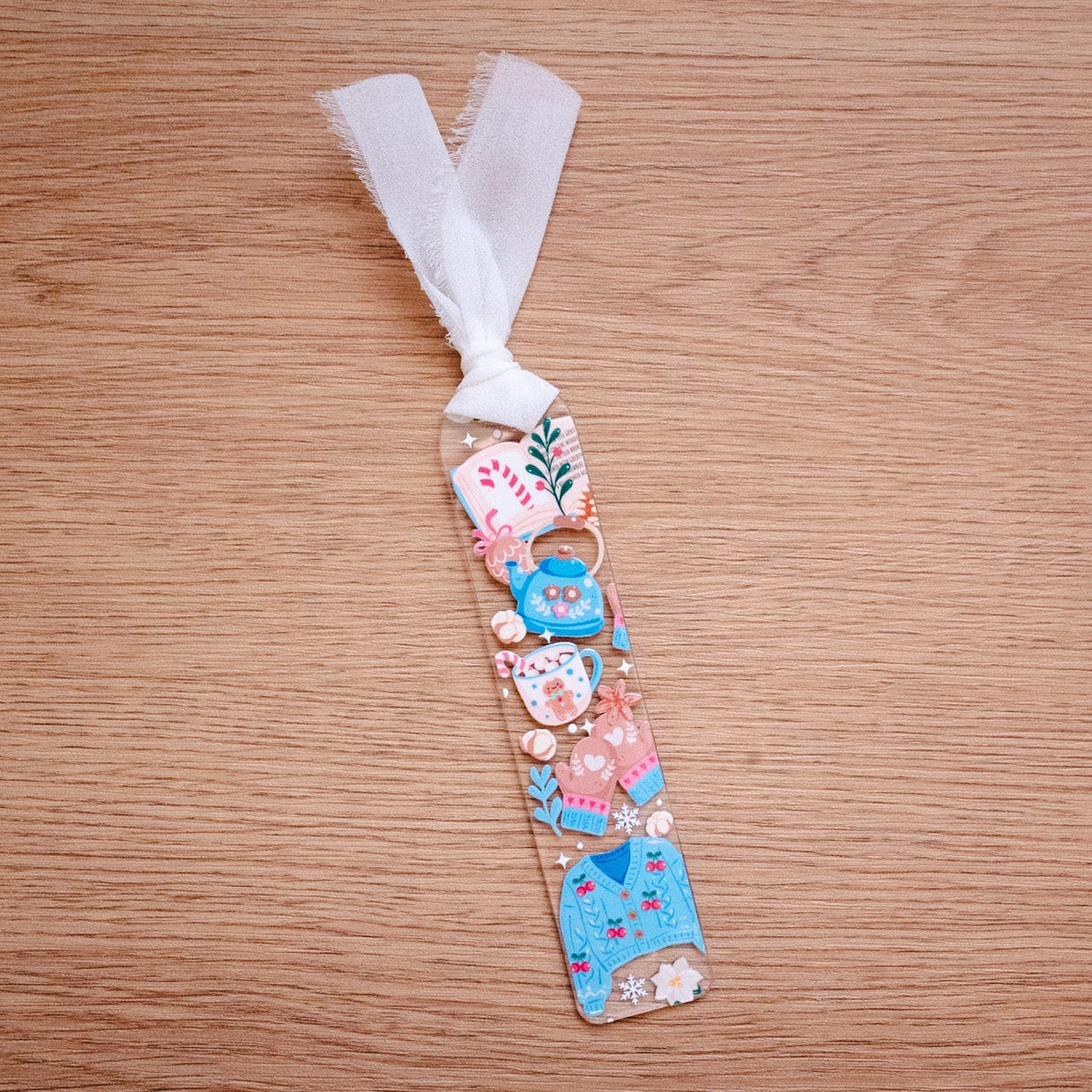 Hot Chocolate Weather | Acrylic Bookmark | Christmas |  NEW