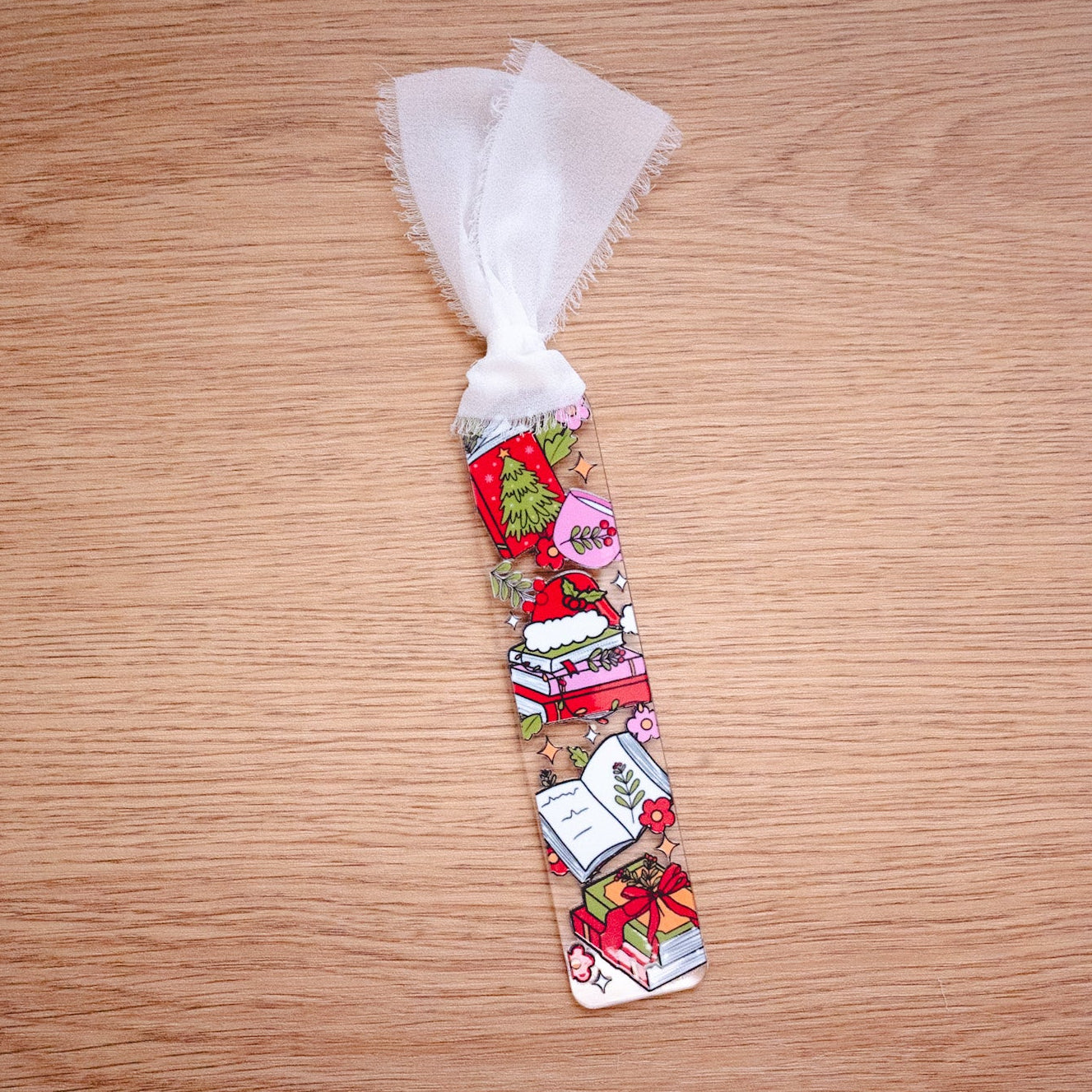 Dear Santa, Sent Books | Acrylic Bookmark | Christmas | NEW
