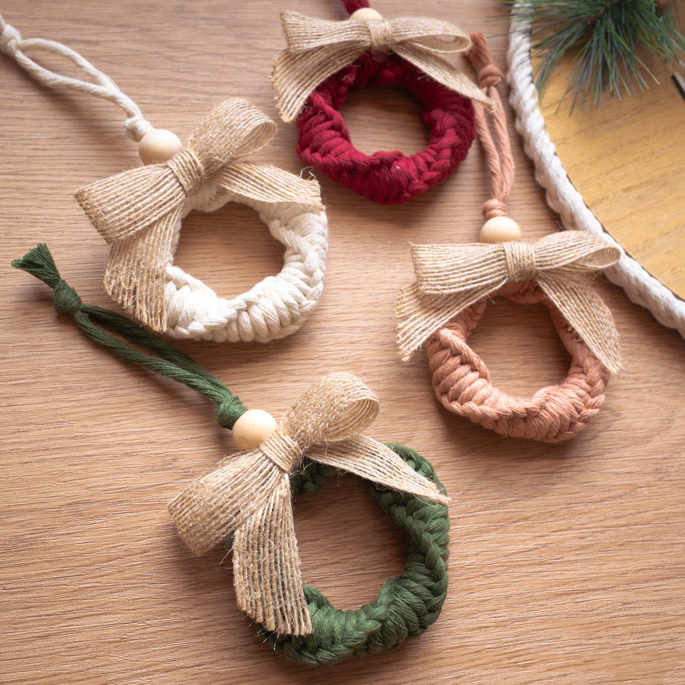 Handmade Macramé Ornament | Christmas Tree Decoration