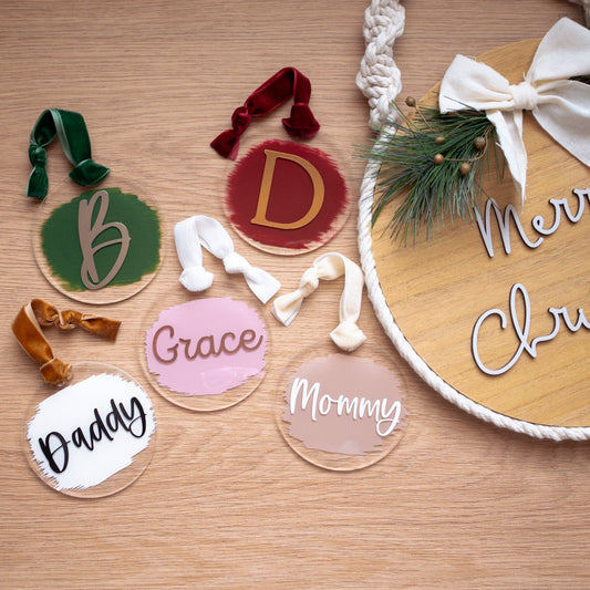 Custom Acrylic Ornaments | Personalized Christmas Decoration