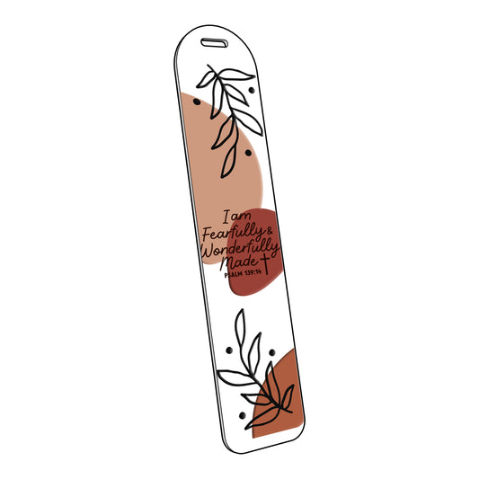 Boho Abstract (Psalm 139:14) | Acrylic Bookmark