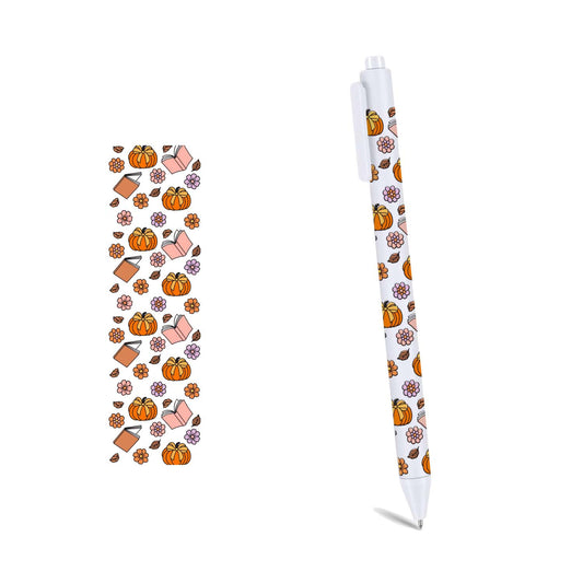 Pumpkin and Books | Fall Pen