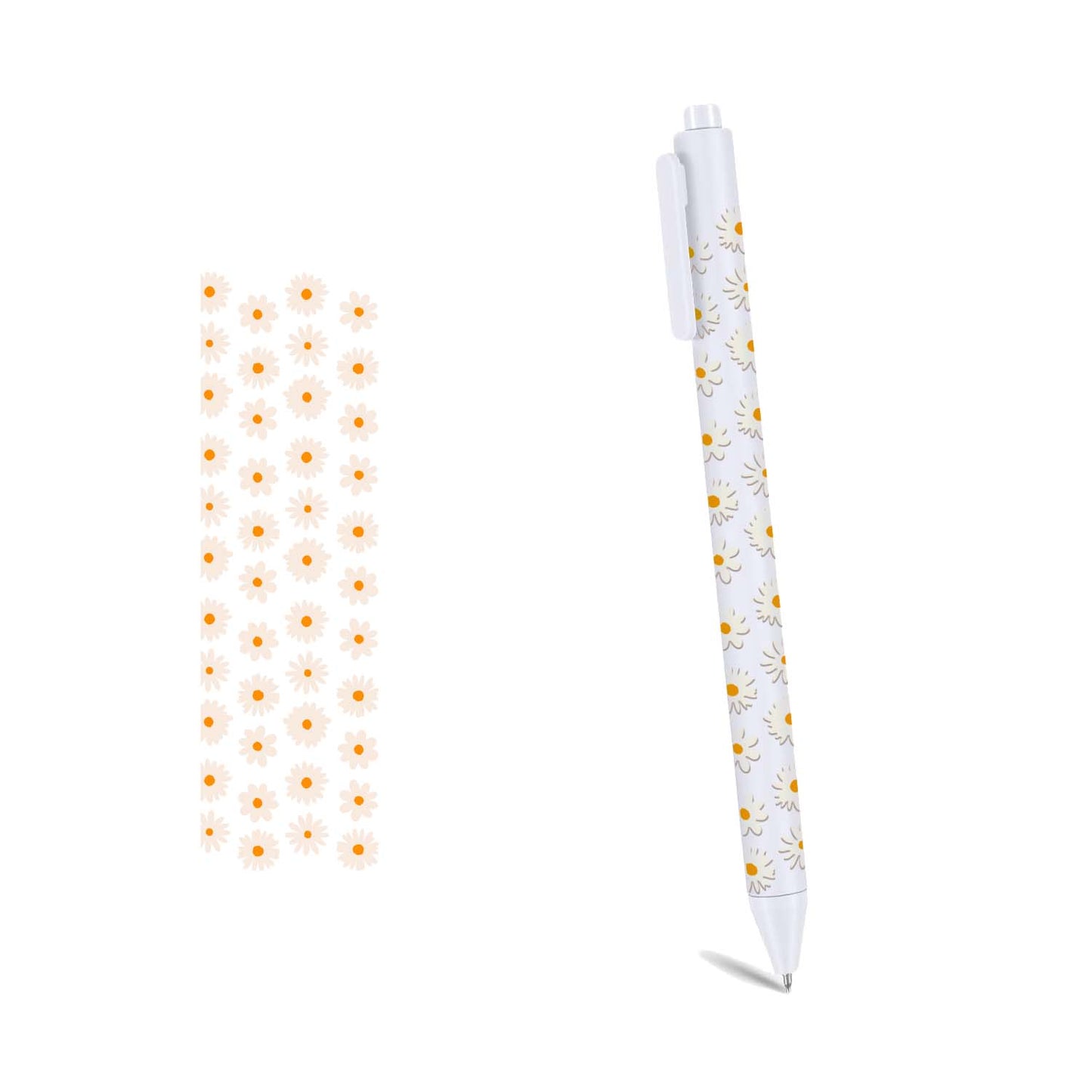 All White Daisies | Pen